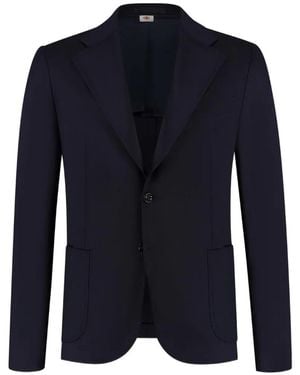 Luigi Borrelli Napoli Single-Breasted Blazer - Blue