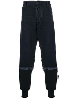 Unravel Project Layered Jeans - Blue