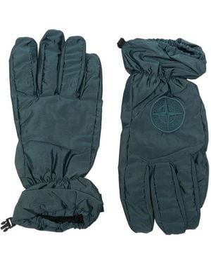 Stone Island Honkbalpet Met Geborduurd Logo - Groen