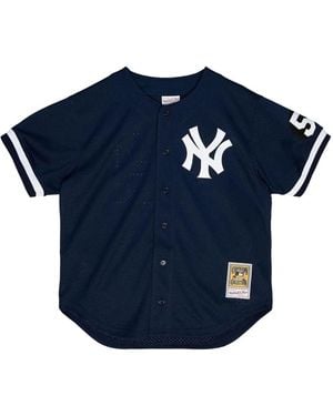 Mitchell & Ness Mlb Yankees 1999 Mariano Rivera Overhemd - Blauw