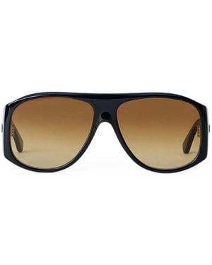 Chloé Square-Frame Logo-Hinge Sunglasses - Black