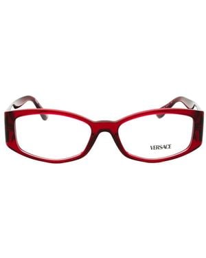 Versace Medusa Oval-Frame Glasses - Pink