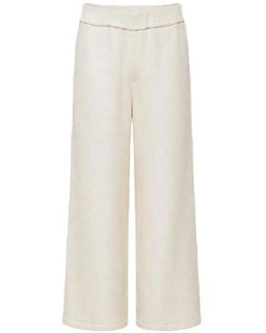 Martinmartin Jim Wide-Leg Trousers - White