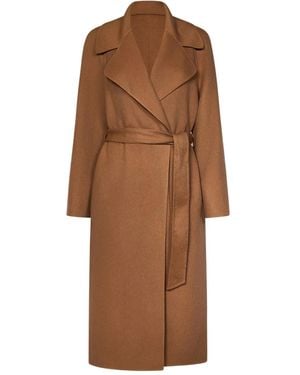 Ralph Lauren ベルテッド ラップコート - ブラウン
