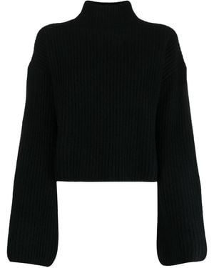 Loulou de Saison Faro リブニット カシミアセーター - ブラック