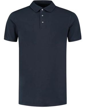 Fedeli Poloshirt Met Korte Mouwen - Blauw