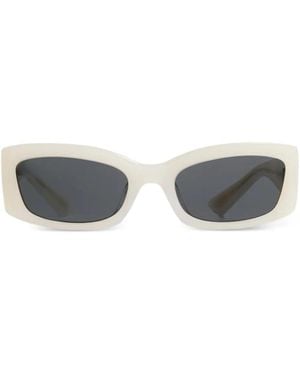 KHAITE Rectangle-Frame Sunglasses - Grey