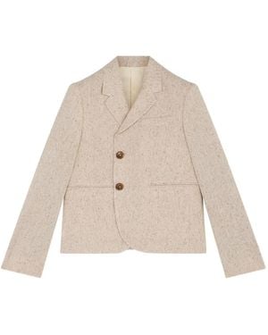 Fortela Welt-Pocket Single-Breasted Blazer - Natural