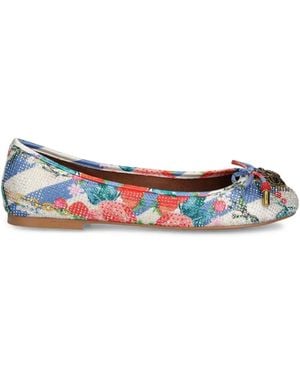 Kurt Geiger Leather Ballet Flats - Blue