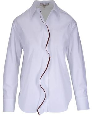 Dorothee Schumacher Ruffled Shirt - Purple
