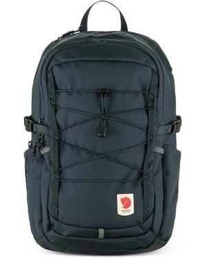 Fjallraven Bungee-Cord Logo-Patch Backpack - Blue