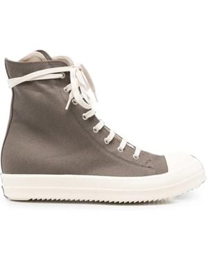Rick Owens Geobasket Trainers - Natural