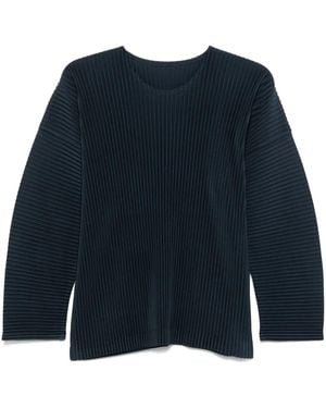 Homme Plissé Issey Miyake Pleated Top - Blue