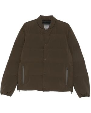 Herno Quilted Press-Stud Jacket - Brown