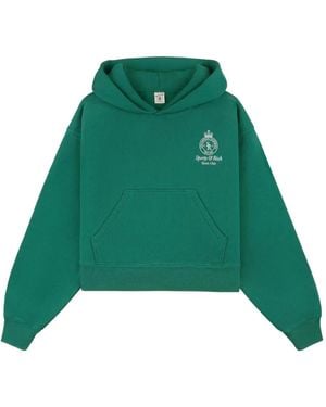 Sporty & Rich ロゴ パーカー - グリーン