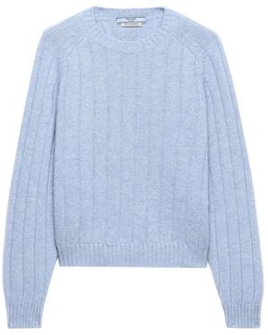 Prada Maglione Girocollo - Blu