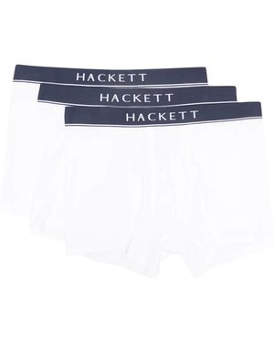 Hackett Set Di 3 Slip Con Banda Logo - Blu