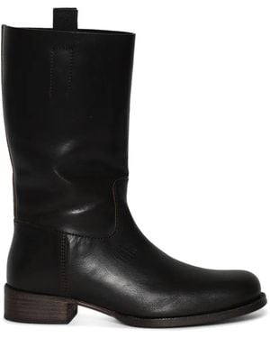 Jude Leif Stiefel Aus Leder - Schwarz