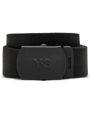Y-3 Logo Buckle Belt - Black