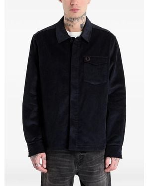 Fred Perry Corduroy Overshirt - Black