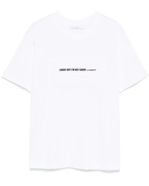 Patrizia Pepe スローガン Tシャツ - ホワイト