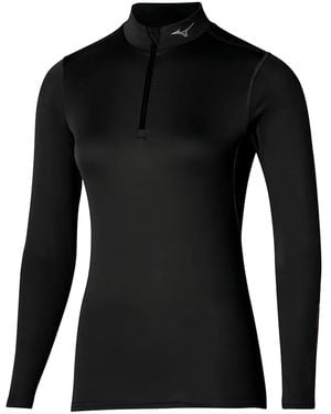 Mizuno Haut À Col Montant Zippé - Noir