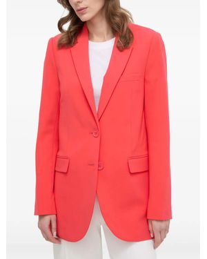 MICHAEL Michael Kors Blazer Monopetto Con Revers A Lancia - Rosso