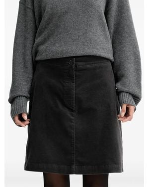 Marc O' Polo Button-Fastening A-Line Skirt - Black
