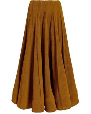Proenza Schouler Tavia Midi Skirt - Brown