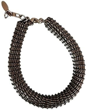 Brunello Cucinelli Monili-Beaded Bracelet - Black