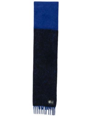 Paul Smith Foulard Con Design Color-Block - Blu