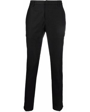 Dondup Mid-Rise Slim-Fit Pants - Black