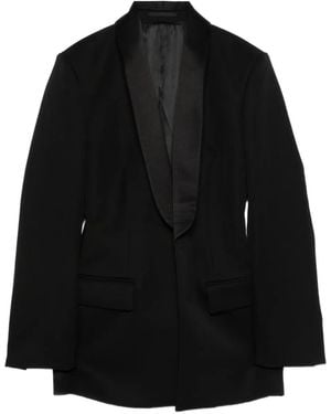 Wardrobe NYC Shawl-lapel blazer - Negro