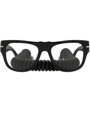Dolce & Gabbana Coiled-Cord Rectangle Glasses - Black