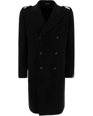 Tagliatore Double-Breasted Coat - Black