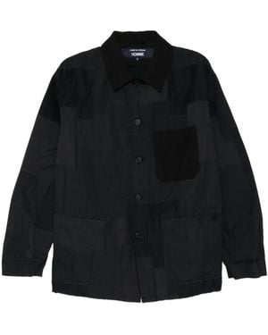 Comme des Garçons Patchwork Cotton Jacket - Black