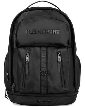 Philipp Plein Embossed-Logo Backpack - Black