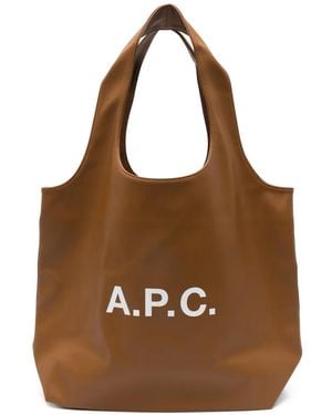 A.P.C. Shopping Bag Ninon - Brown