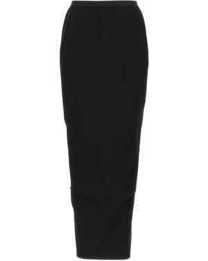 Rick Owens 'Soft Pillar Long' Skirt - Schwarz