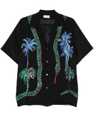 P.A.R.O.S.H. Sequin-Embellished Shirt - Black