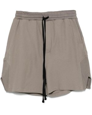 Thom Krom Waffle-Effect Track Shorts - Grey