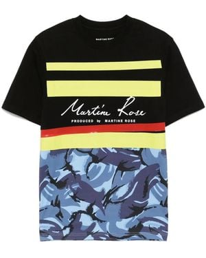 Martine Rose クルーネック Tシャツ - ブラック