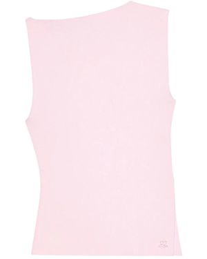 Courreges Square Interlock Top - Pink