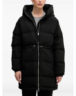 Benetton Donsjas Met Capuchon - Zwart