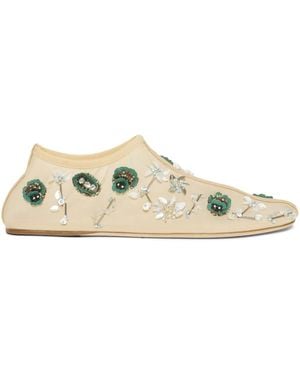 Christopher Esber Embla Ballet Flats - Natural