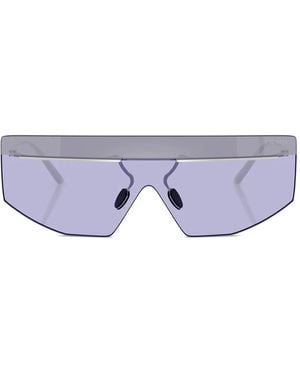 Prada Shield-Frame Sunglasses - Blue