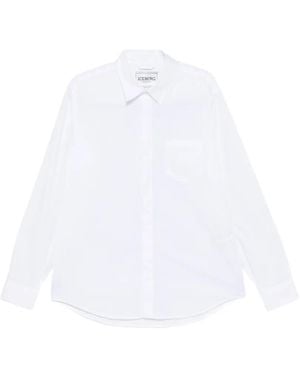 Iceberg Chest-Pocket Buttoned Shirt - White