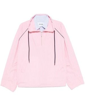 Facon Jacmin Calvin Striped Top - Pink
