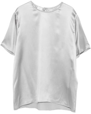 Eleventy Silk Blouse - White