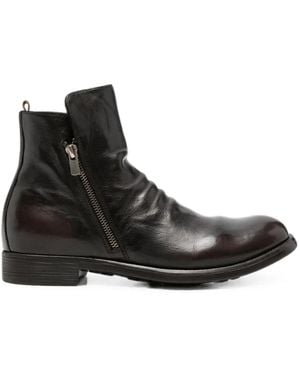 Officine Creative Chronicle 042 Zip-Up Boots - Black